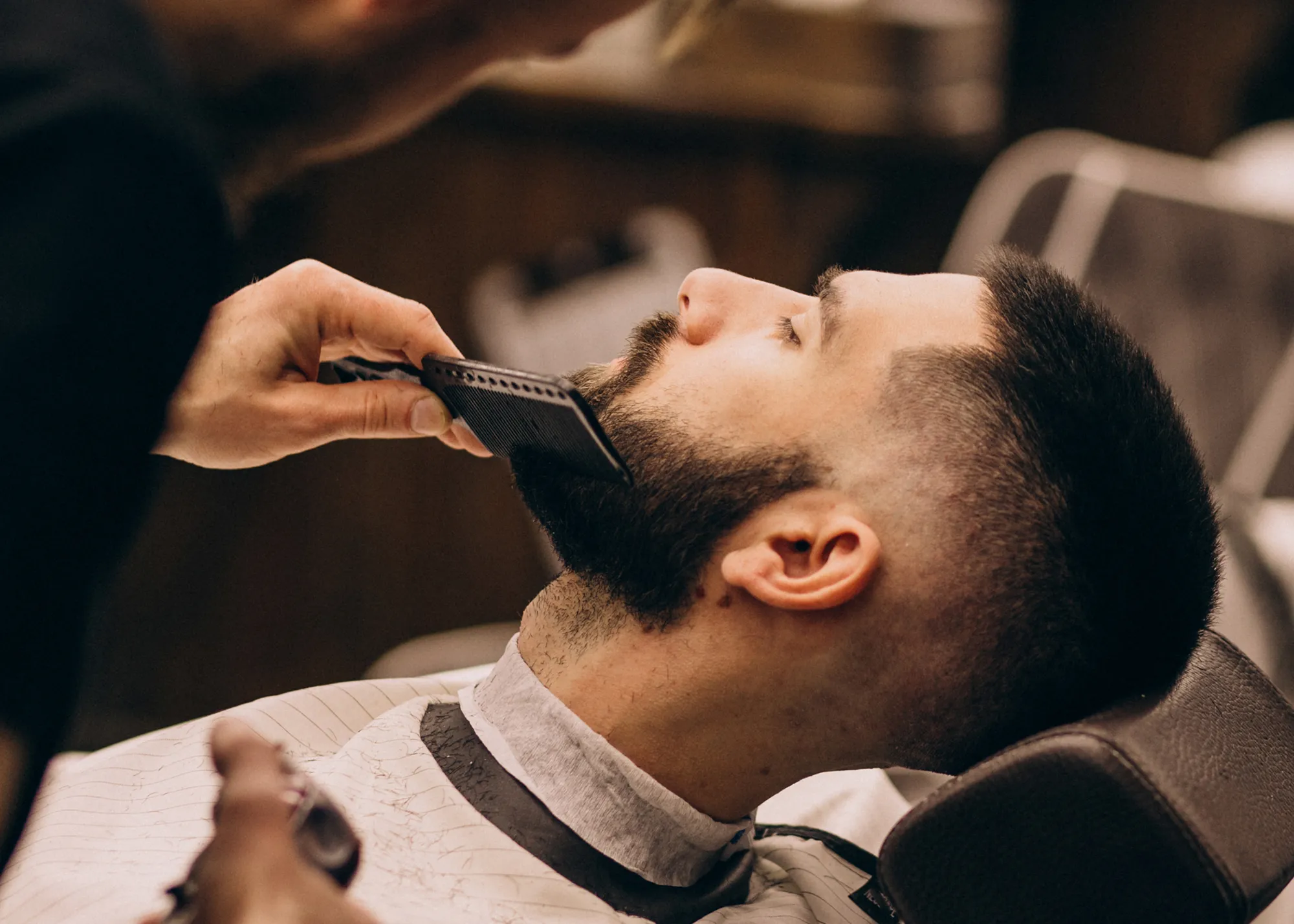 Technique de coiffure homme professionnelle